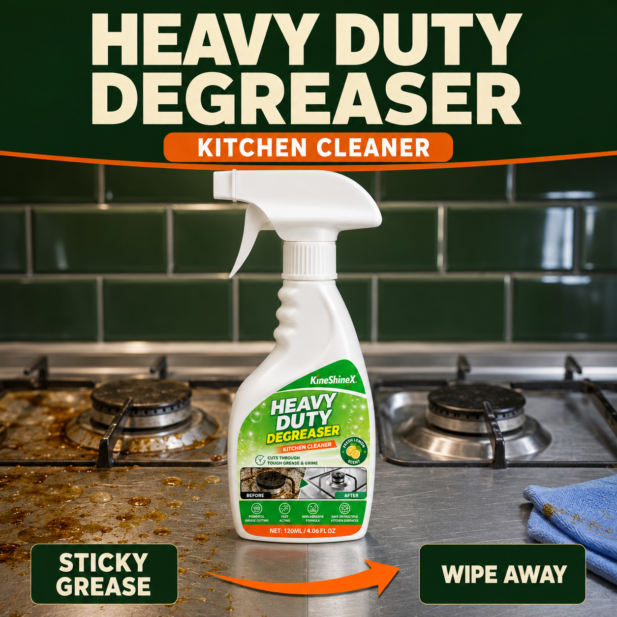 KineShineX Heavy Duty Multi Surface Degreaser