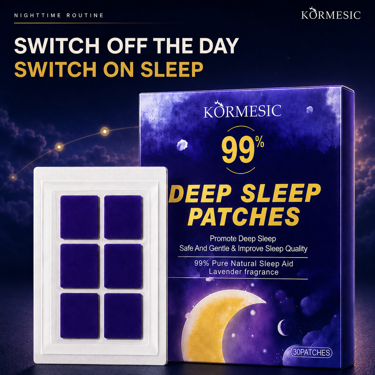 KORMESIC Deep Sleep Patches hero product image