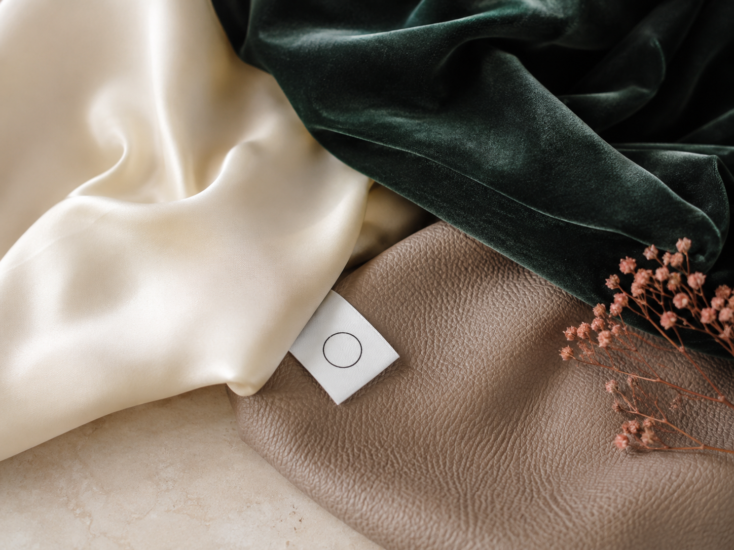 Silk, velvet and leather fabrics that should not be treated